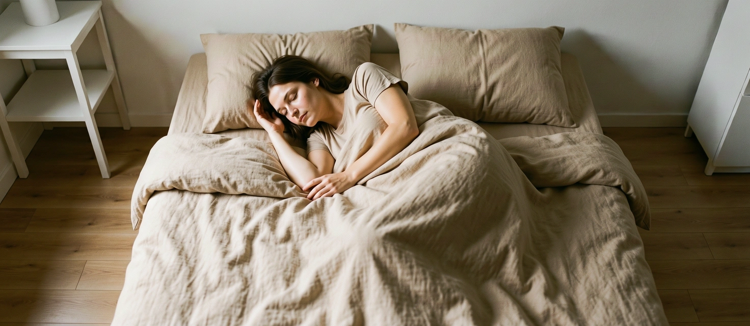 Minimalistické prostredie pre kvalitný spánok